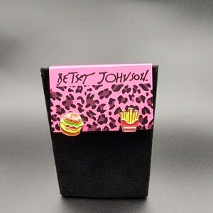 Betsey Johnson Burger and Fries Earrings